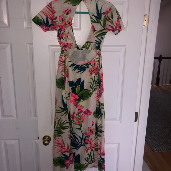Open back floral maxi dress - Picture 3 of 5